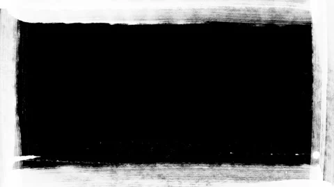 Paint brush strokes frame border ornament animation. Video stock 293810784