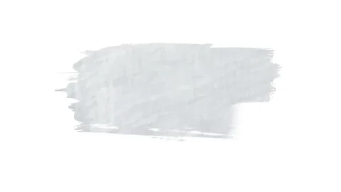 Paint brush strokes of silver on a white background. Hand drawn brush stroke. Stockbeeldmateriaal 150761800