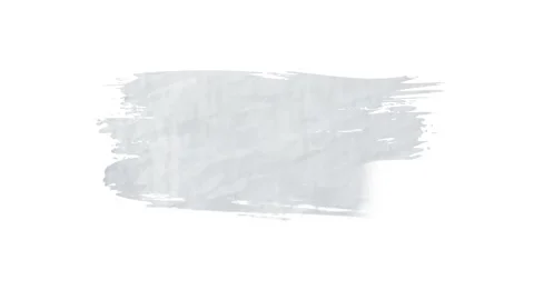 Paint brush strokes of silver on a white background. Hand drawn brush stroke. Stockbeeldmateriaal 150761978