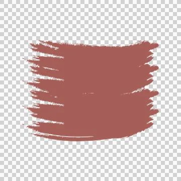 Paint Brush Thick Black Stroke strokes abstract white Stock Illustration