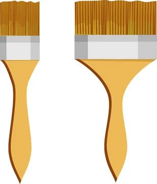 Paint Brush Tool Vector Stock Illustration