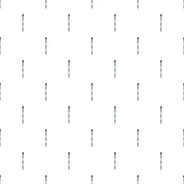 Paint brush tools forming a seamless vector pattern Illustrazione stock