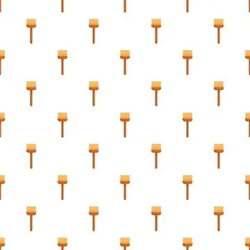 Paint brush tools seamless repeating pattern background 스톡 일러스트