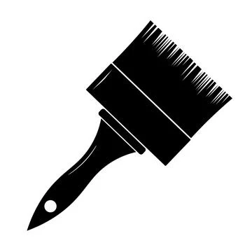 Paint brush vector icon popular and simple flat symbol for web and graphic,.. Stock Illustration