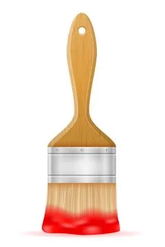 Paint brush vector illustration Illustrazione stock