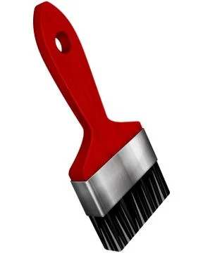 Paint brush on a white background Stock Illustration