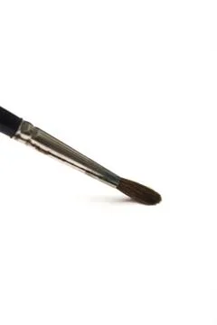 Paint brush on white background Stock Photos