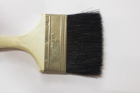 Paint brush on a white background Stock Photos