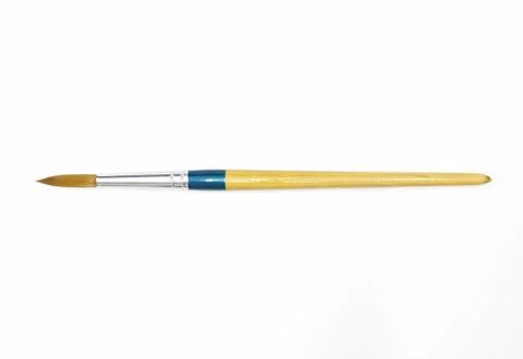 Paint brush on white background Stock Photos