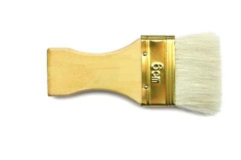 Paint brush on white background Stock Photos