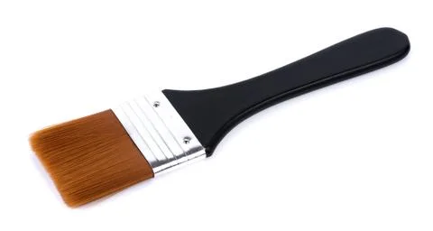 Paint brush on a white background Photos