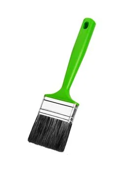 Paint brush on white. Stock Photos
