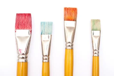 Paint brushes Stock Photos