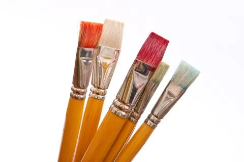 Paint brushes Stock Photos