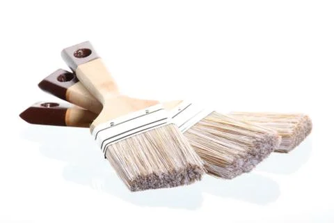 Paint brushes Stock Photos