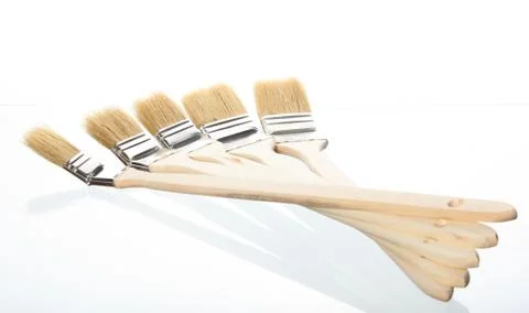 Paint brushes Stock Photos