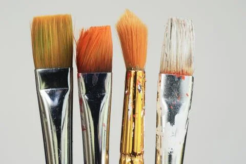 Paint brushes Stock Photos