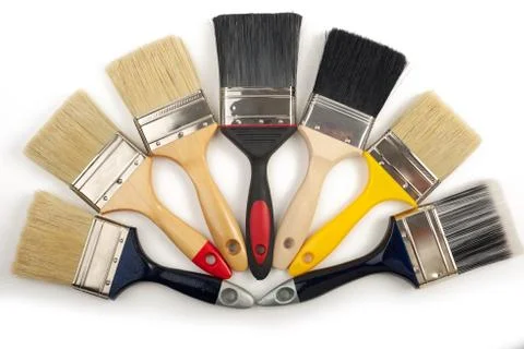 Paint brushes Stock Photos