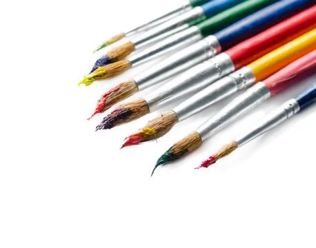 Paint brushes Fotos Stock