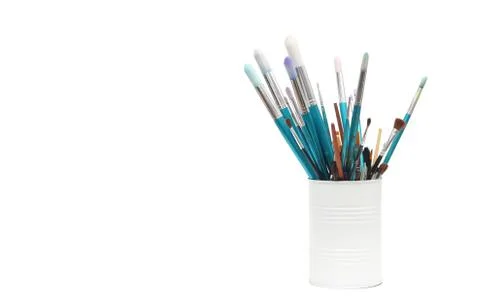 Paint brushes Stock Photos