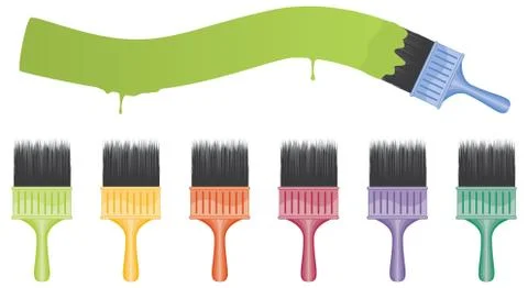 Paint Brushes Stock Photos