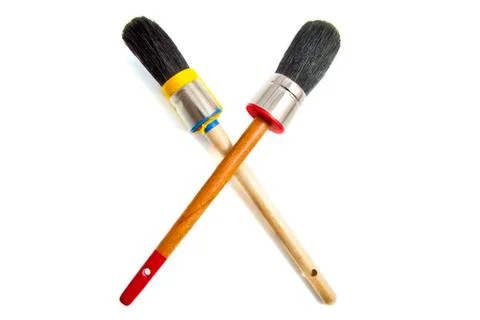 Paint brushes Stock Photos