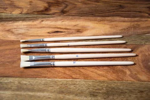 Paint brushes Stock Photos