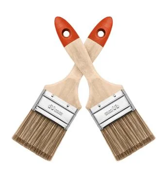 Paint brushes Stock Photos