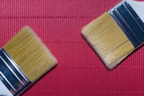 Paint brushes Stock Photos