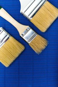 Paint brushes Stock Photos
