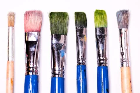 Paint brushes Stock Photos