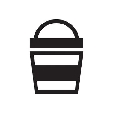 Paint bucket icon Stock Illustration