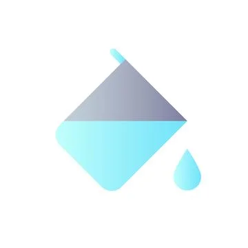 Paint bucket tool flat gradient color ui icon 스톡 일러스트
