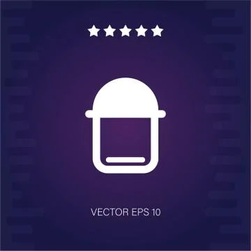Paint bucket vector icon Stock Illustration