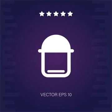 Paint bucket vector icon Stock Illustration