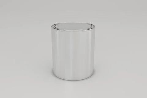 Paint Buckets Mockup 01 A Stock Illustration