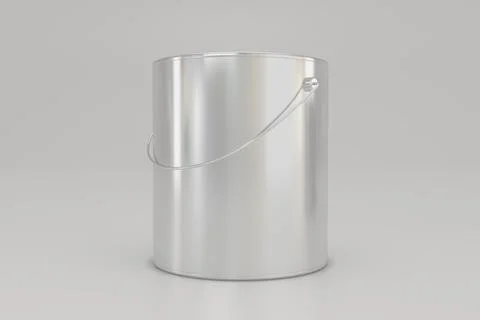 Paint Buckets Mockup 12 B Stock Illustration