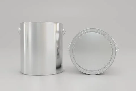 Paint Buckets Mockup 13 C Stock Illustration