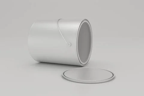 Paint Buckets Mockup 19 A Stock Illustration