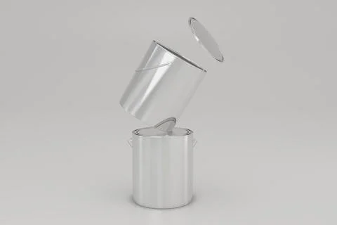 Paint Buckets Mockup 20 A Stock Illustration
