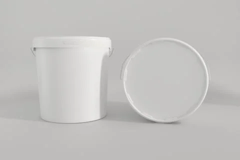 Paint Buckets Mockup 28 C Stock Illustration