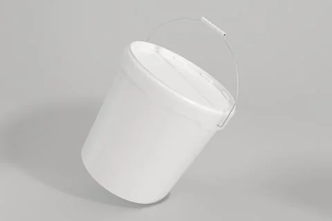 Paint Buckets Mockup 28 A Stock Illustration