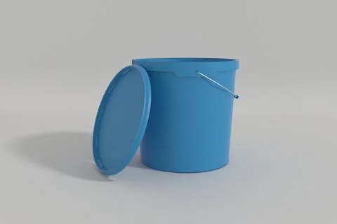 Paint Buckets Mockup 31 C Stock Illustration