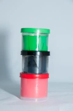 Paint buckets 写真素材