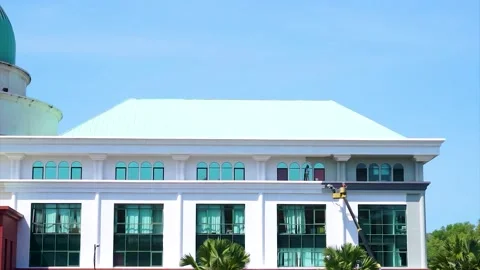 Paint buildings. Video stock 209117371