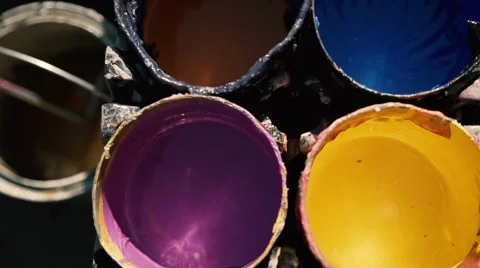 Paint Can Flyover Stock Footage 67406305