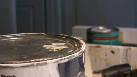 Paint Can Stock Footage 874345