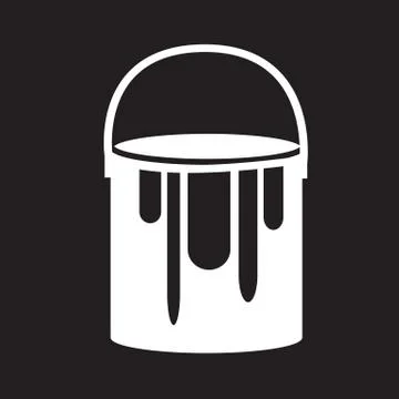 Paint can icon Stock Illustration