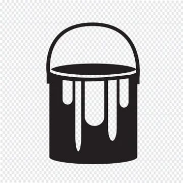 Paint can icon Illustrazione stock