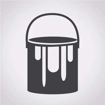 Paint can icon Stock Illustration